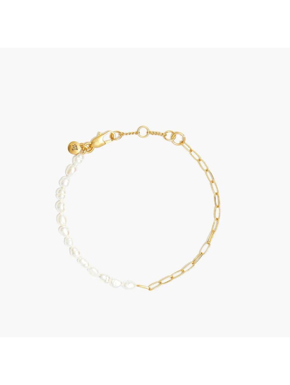 Madewell Freshwater Pearl Chain Bracelet - Picture 4 of 5